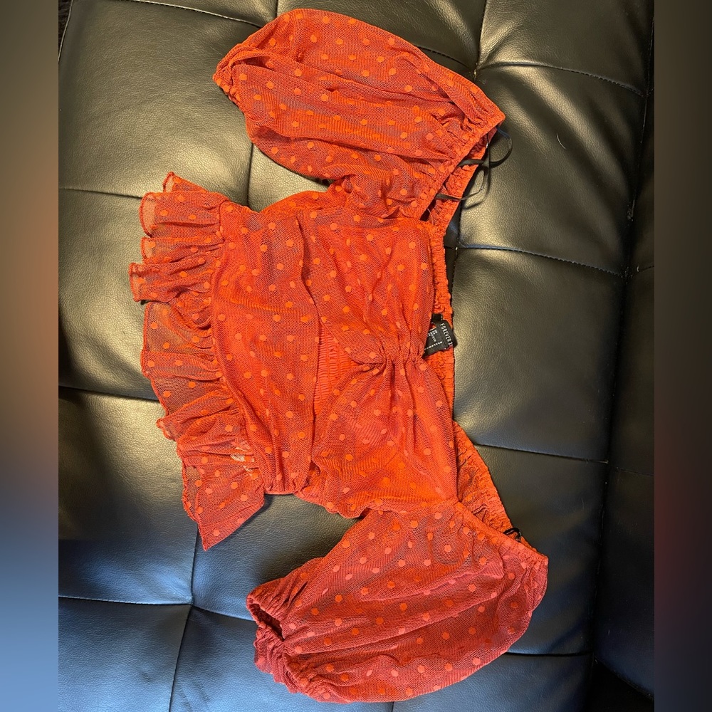 Orange top / Forever 21 / Size Small